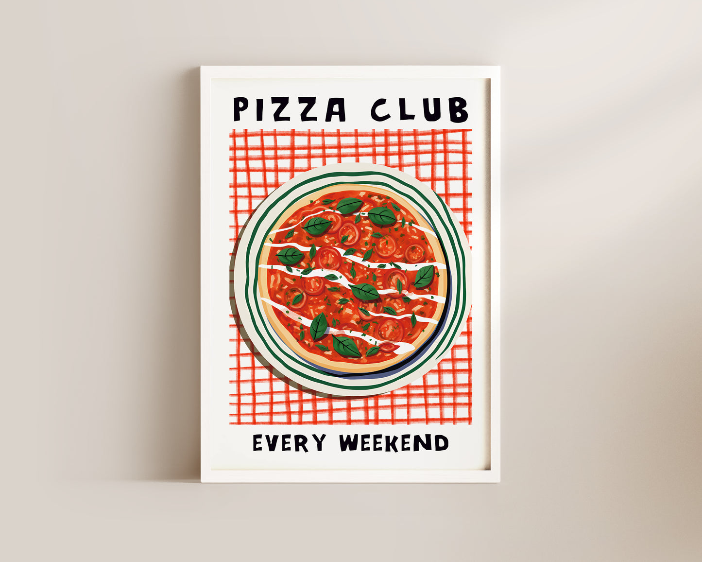 Pizza Club Italy Print