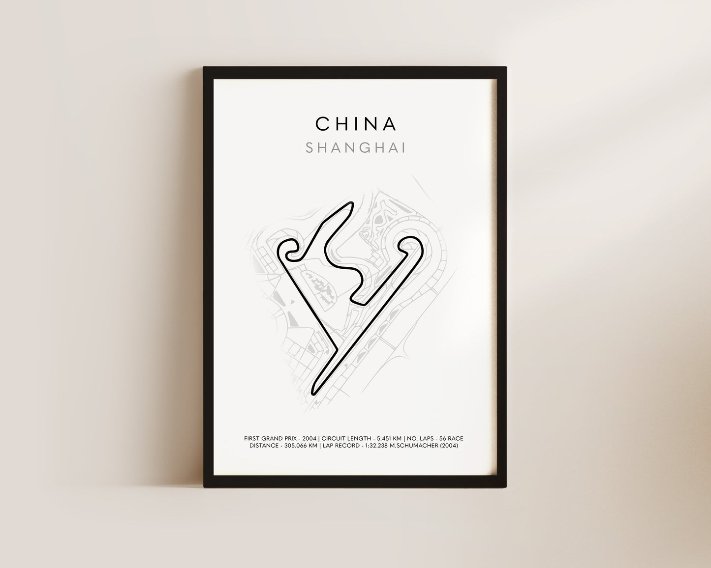 F1 Shanghai China Grand Prix Poster