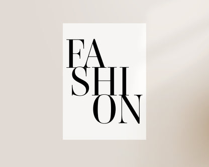 Fashion Art Wall Art Print