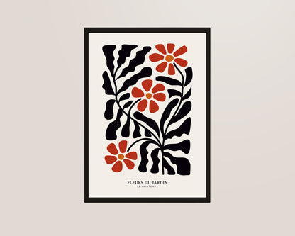 Fleurs Du Jardin Wall Art Print