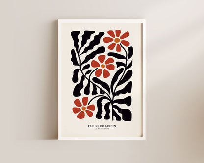 Fleurs Du Jardin Wall Art Print