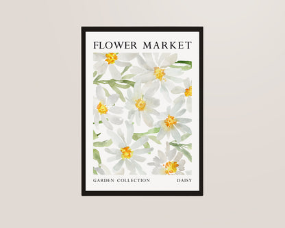 Flower Market Daisy Wall Art Print