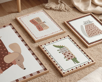 Crocodile Art Wall Art Print