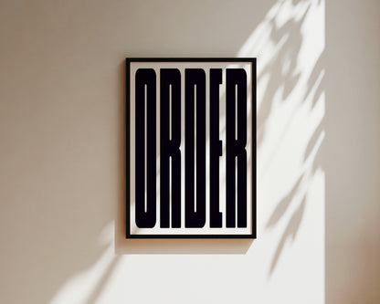 Order Art Wall Art Print