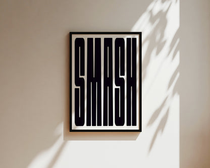 Smash Art Wall Art Print