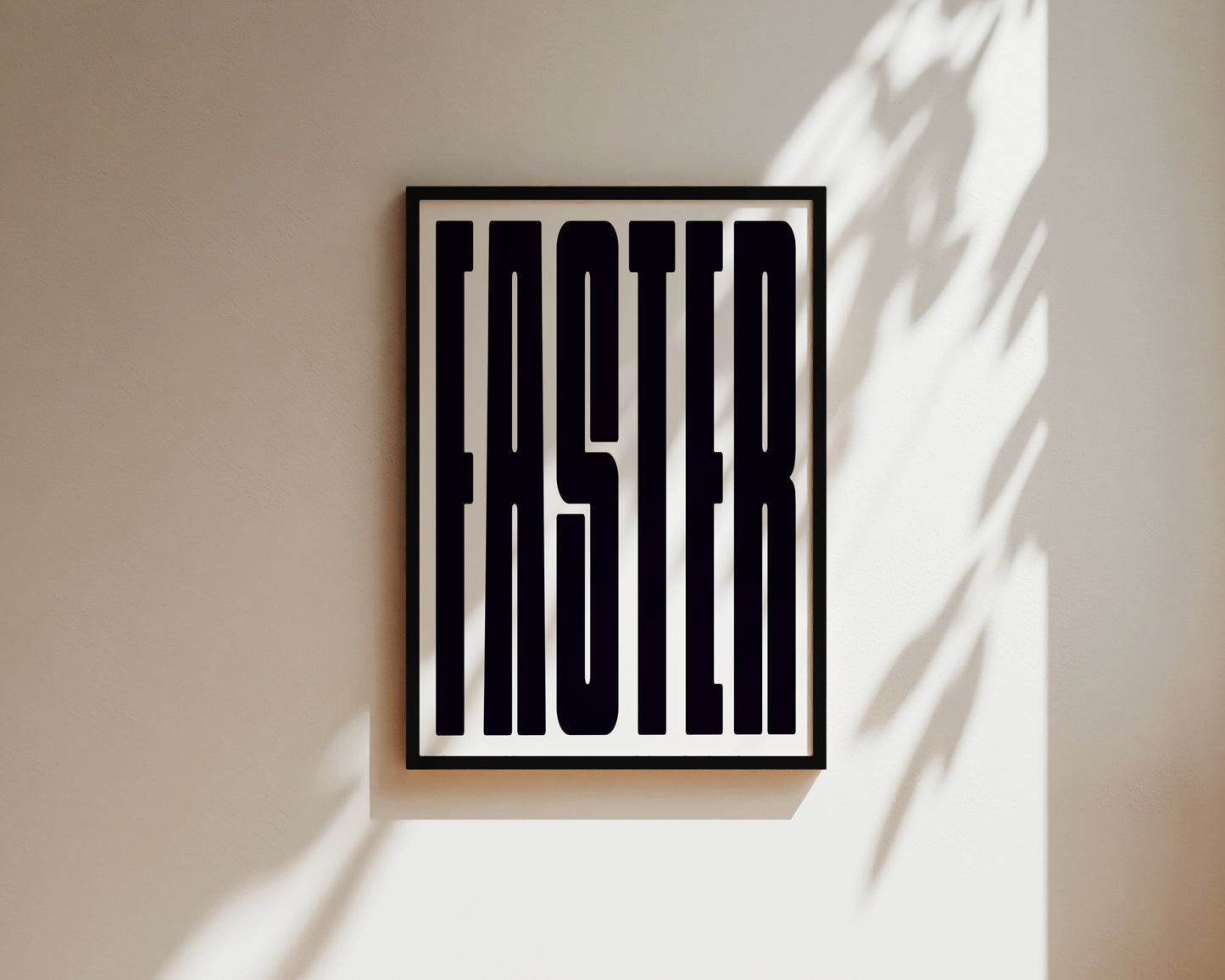 Faster Art Print