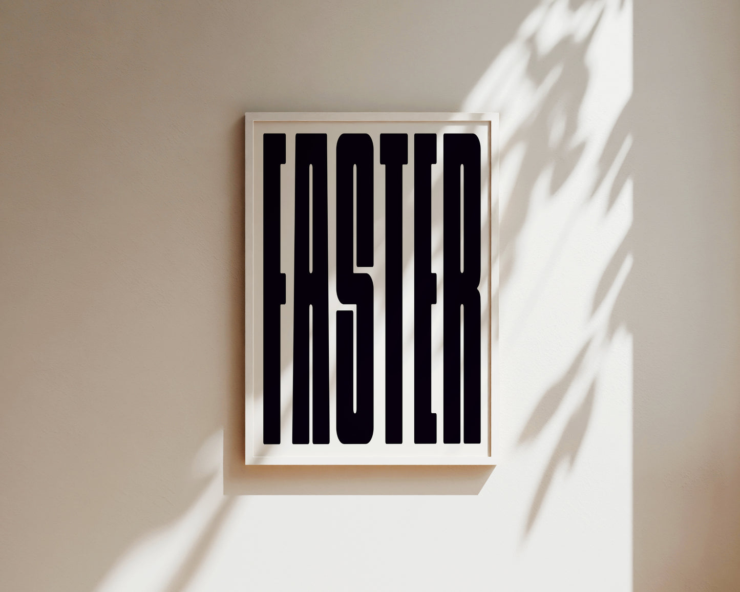 Faster Art Print