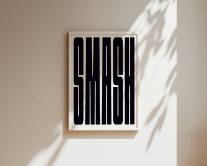 Smash Art Wall Art Print