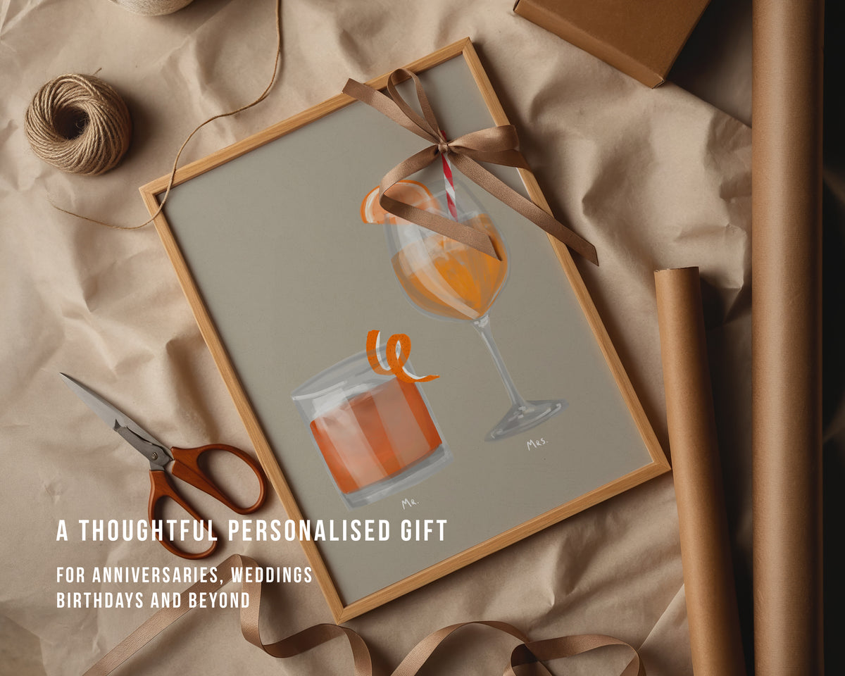 Personalised Drinks Print