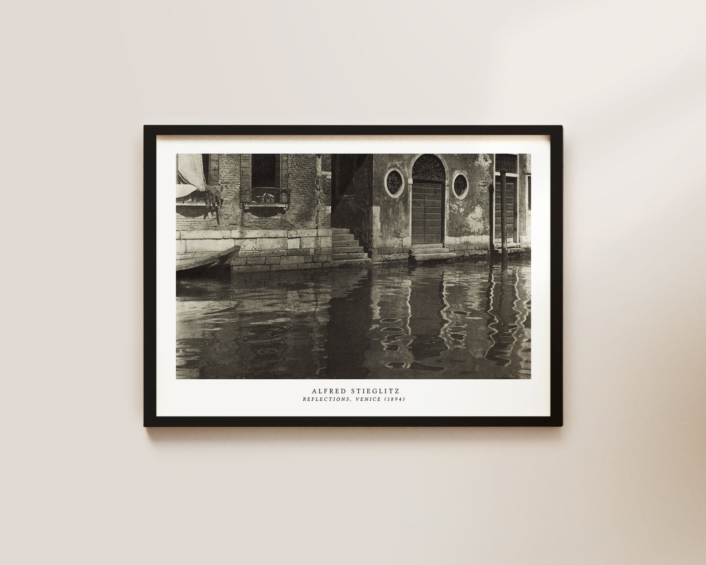 Alfred Stieglitz - Reflection In Venice