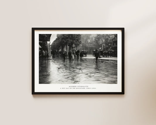 Alfred Stieglitz - A Wet Day In Paris