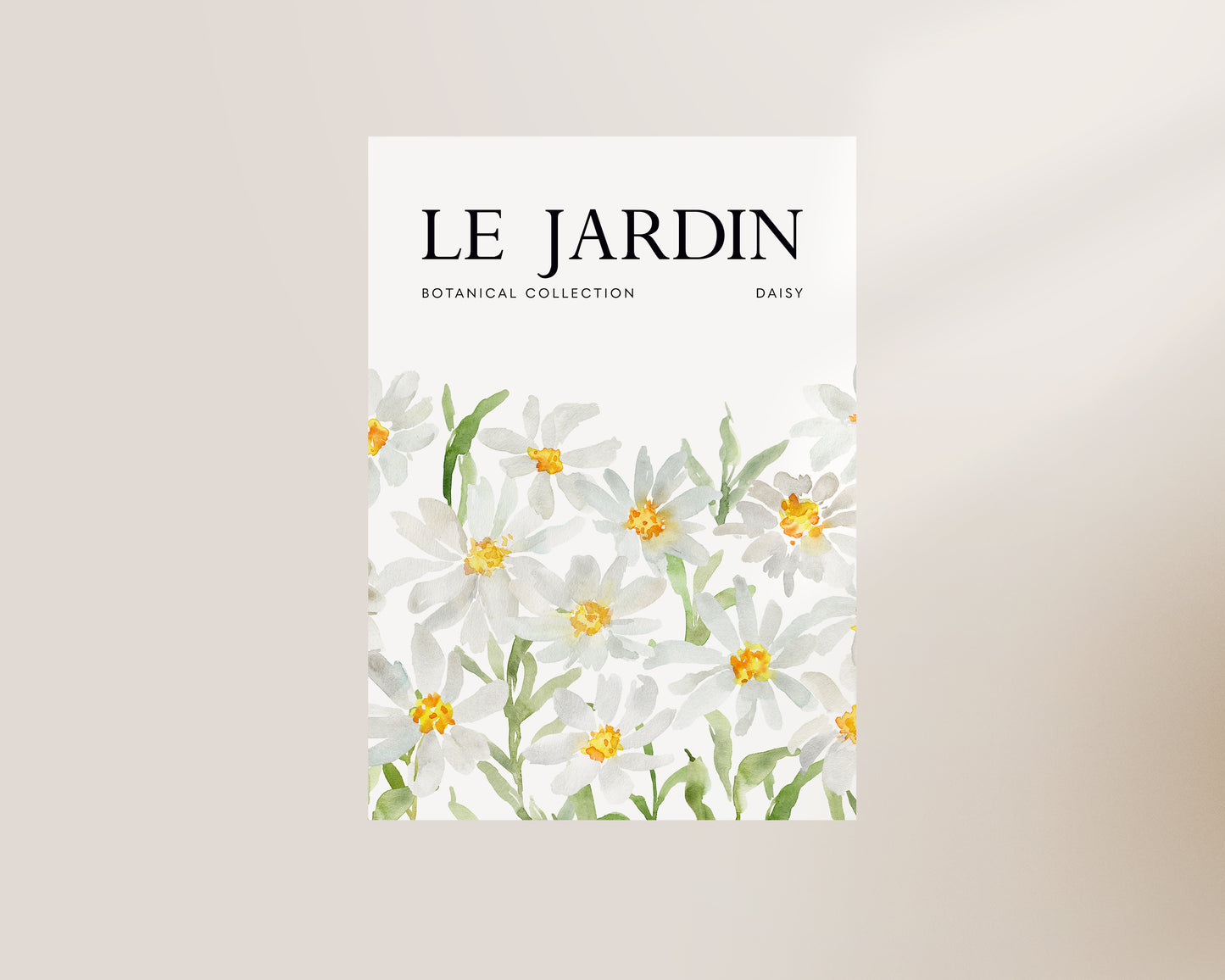 Le Jardin Daisy Print