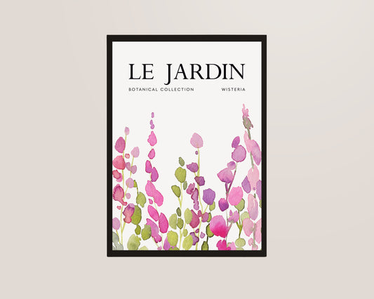 Le Jardin Wisteria Print