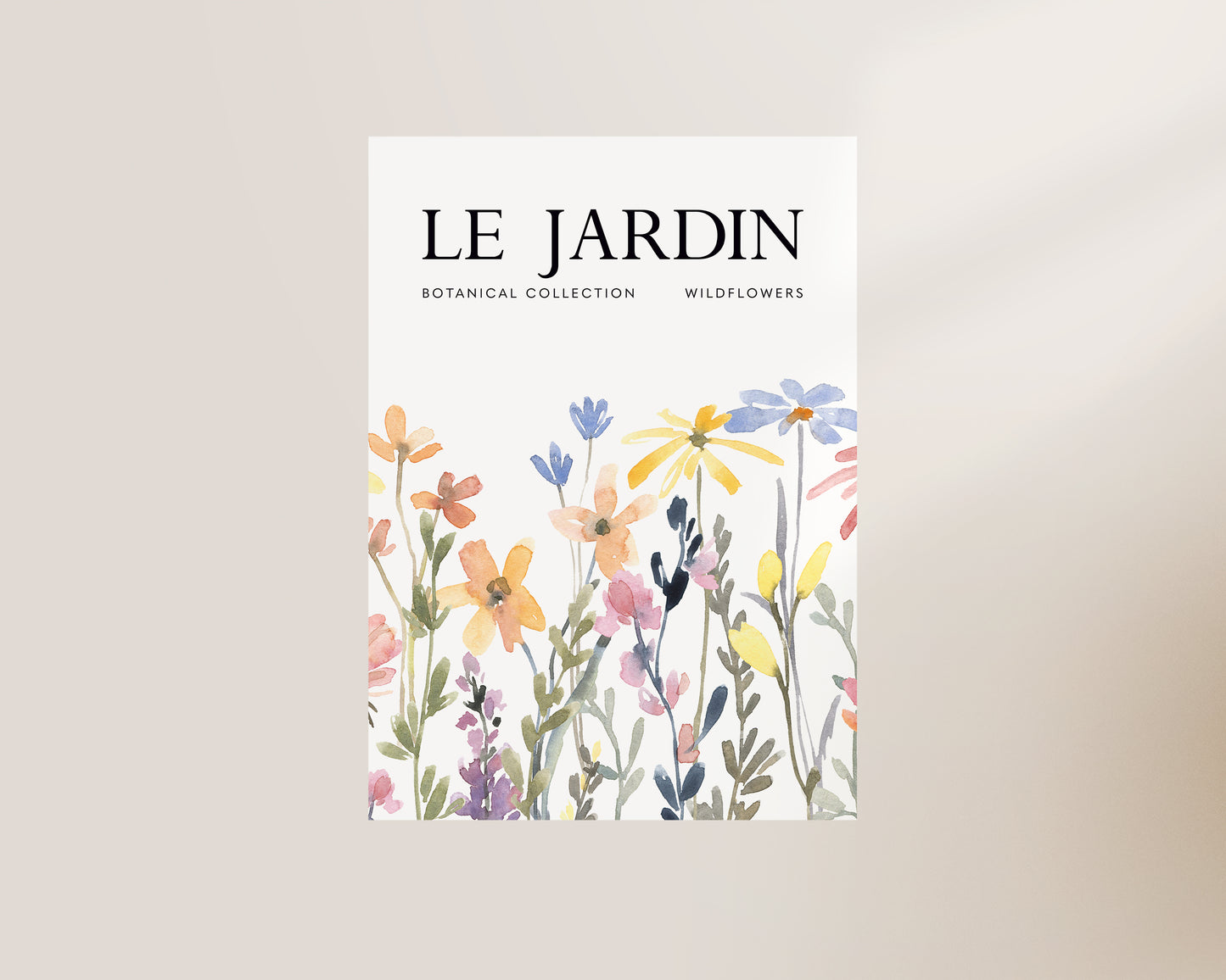 Le Jardin Wildflowers Print