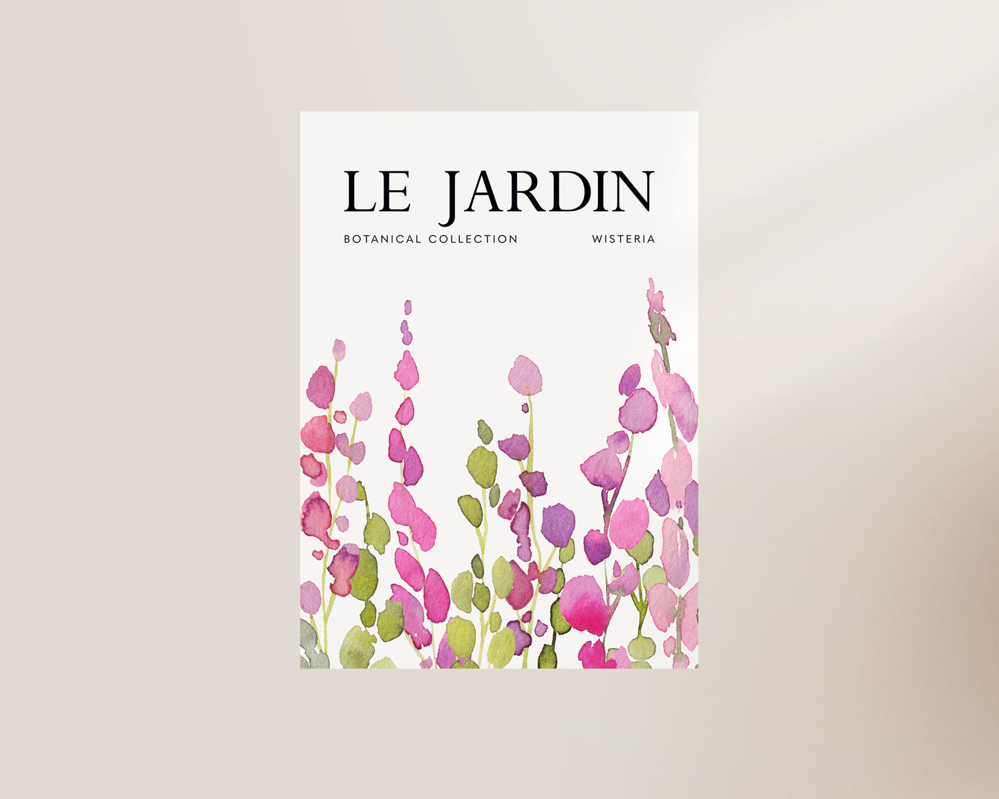 Le Jardin Wisteria Print