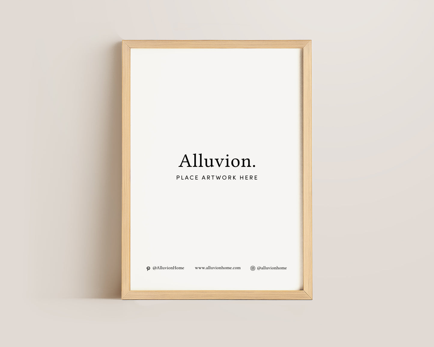 Premium Light Oak Frame