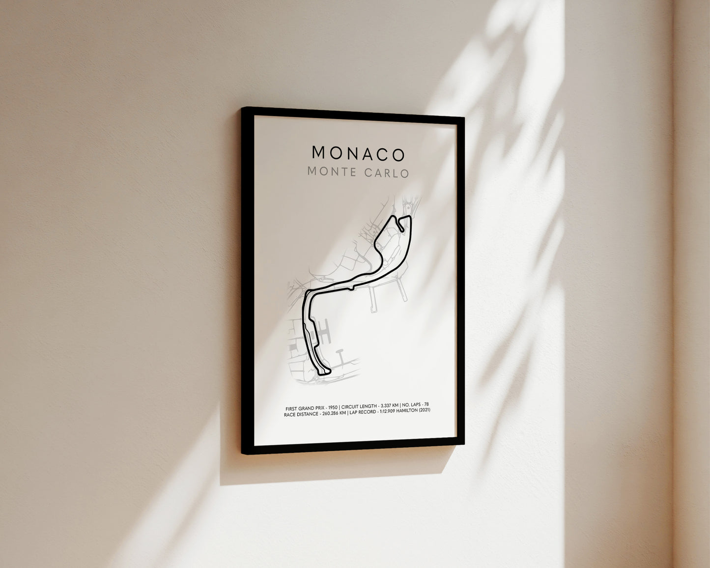 F1 Monaco Monte Carlo Grand Prix Poster