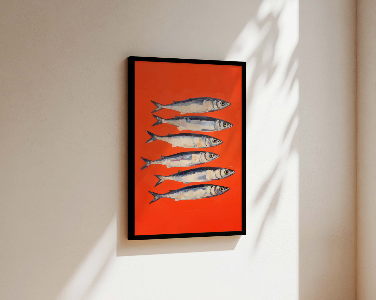 Red Sardines Art Print