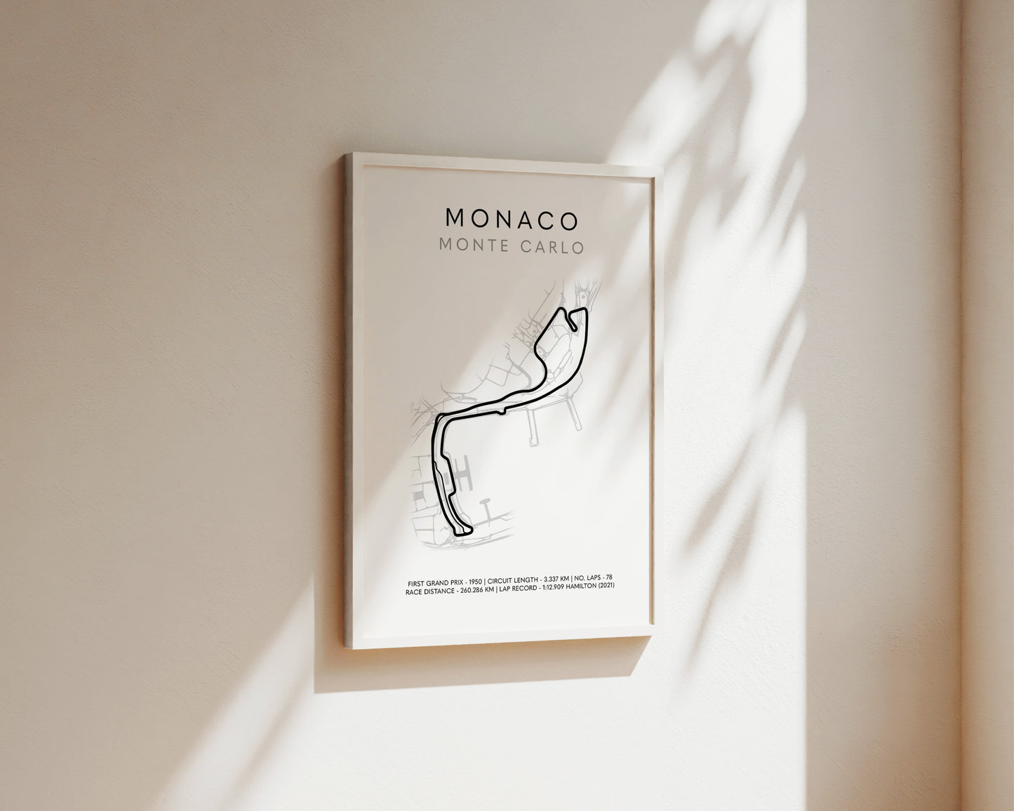 F1 Monaco Monte Carlo Grand Prix Poster