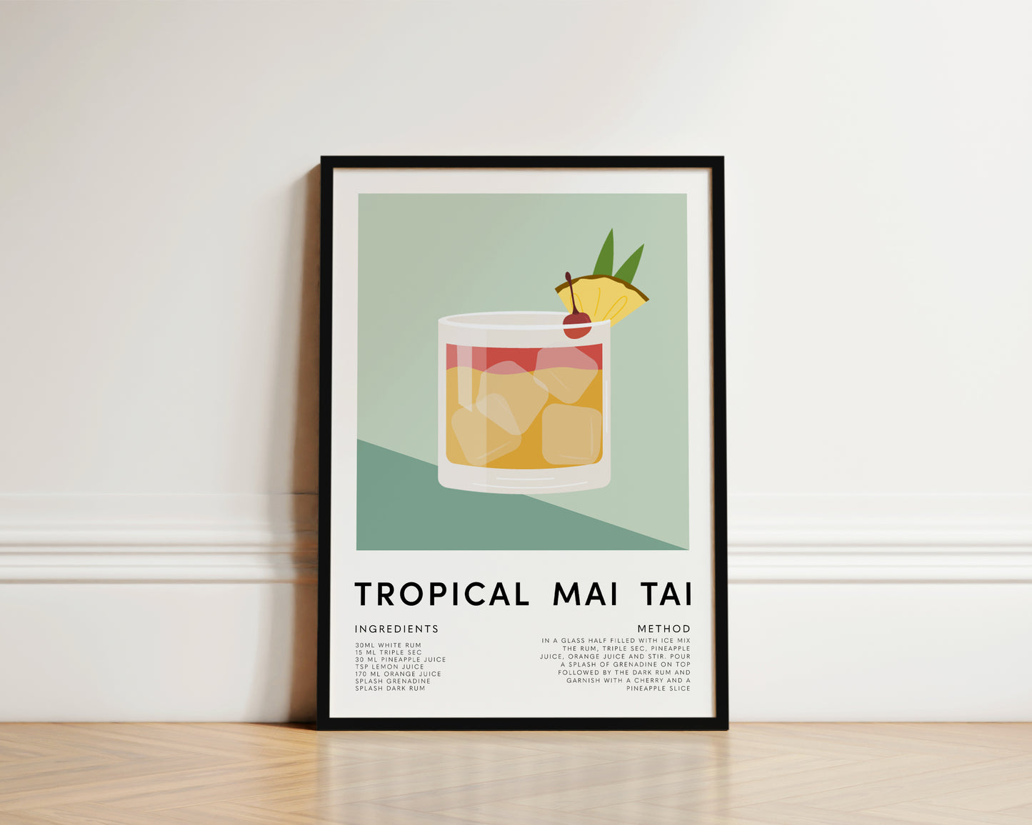 Tropical Mai Tai Print