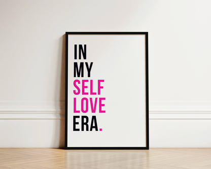 In My Self Love Era Art Wall Art Print