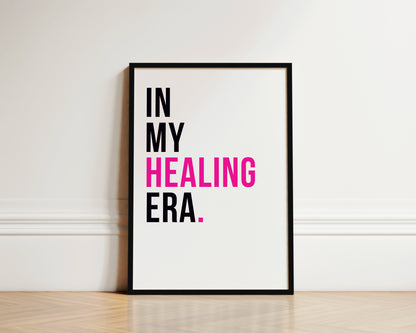 In My Healing Era Art Wall Art Print