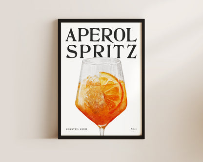 Aperol Spritz Wall Art Print