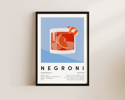 Negroni Wall Art Print