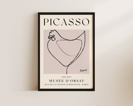 Picasso The Hen Art Print