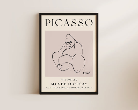 Picasso The Gorilla Art Print