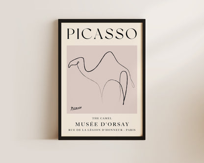Picasso Camel Art Wall Art Print