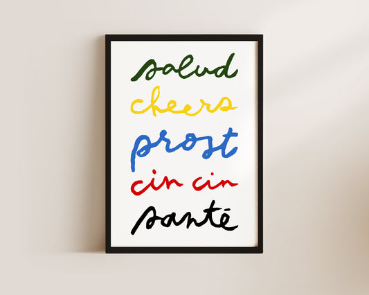 Cheers Languages Print