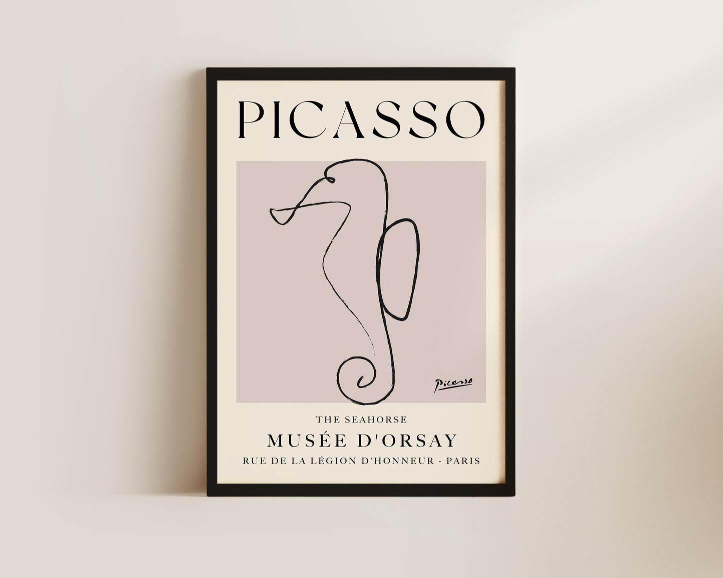 Picasso The Seahorse Art Print