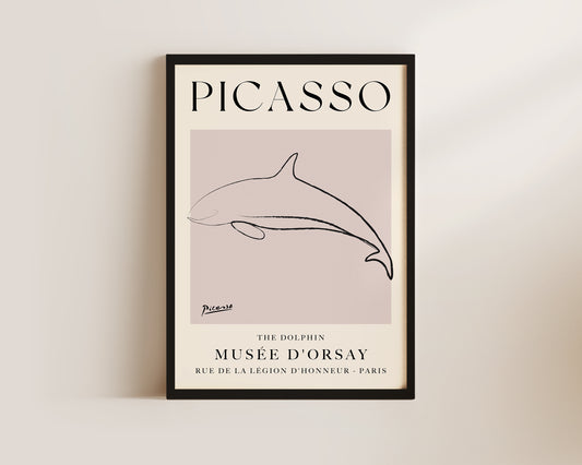 Picasso The Dolphin Art Print