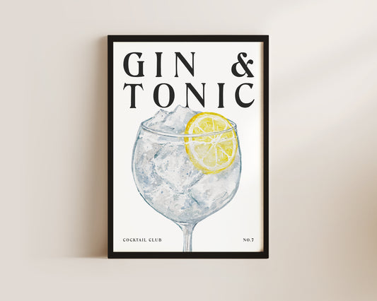 Gin & Tonic Poster