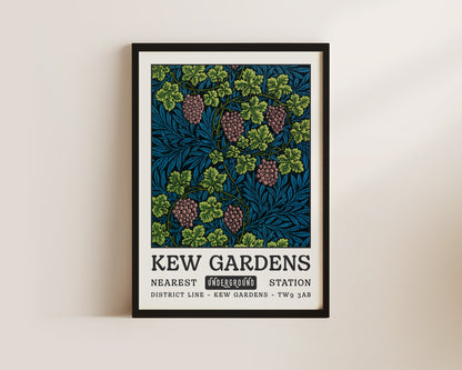 Kew Gardens Grape Vine Tapestry Art Wall Art Print