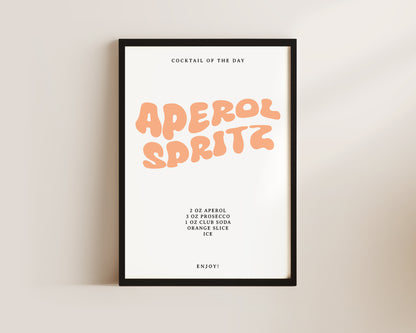 Aperol Spritz Wall Art Print
