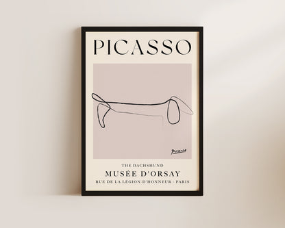 Picasso The Dog Art Wall Art Print