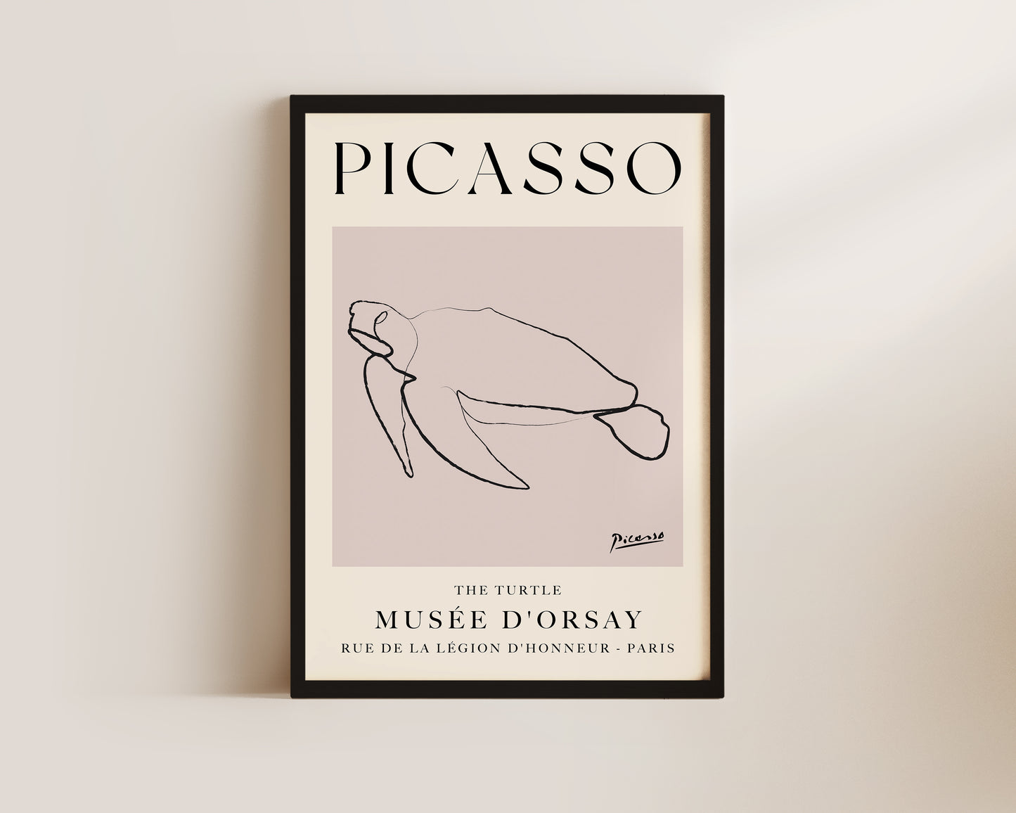 Picasso The Turtle Art Print