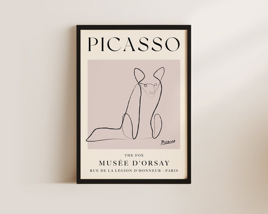 Picasso The Fox Art Print