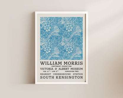 William Morris Blue Tapestry Art Wall Art Print