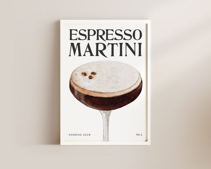 Espresso Martini Wall Art Print