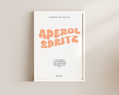 Aperol Spritz Wall Art Print