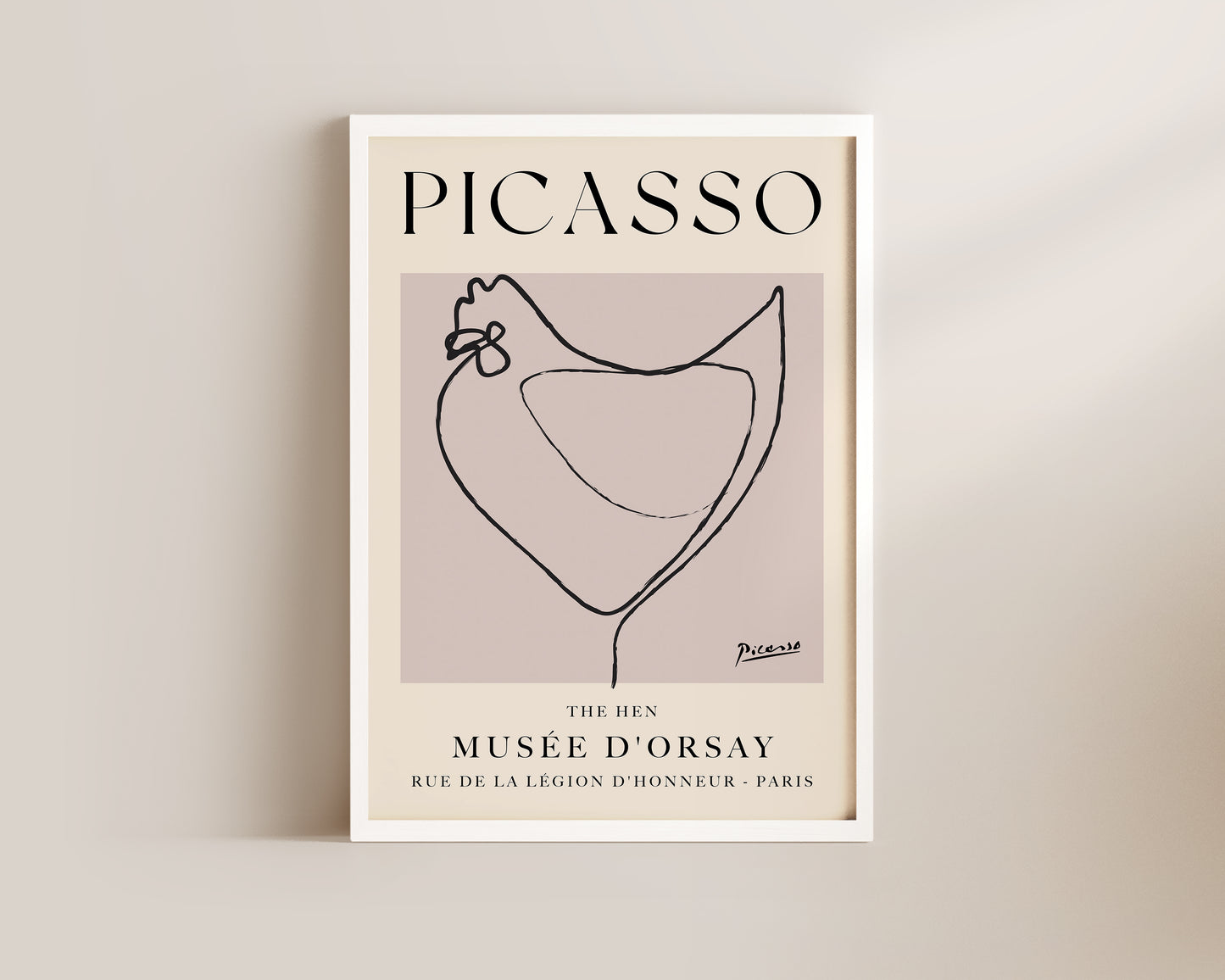 Picasso The Hen Art Print