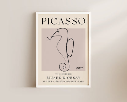 Picasso The Seahorse Art Wall Art Print