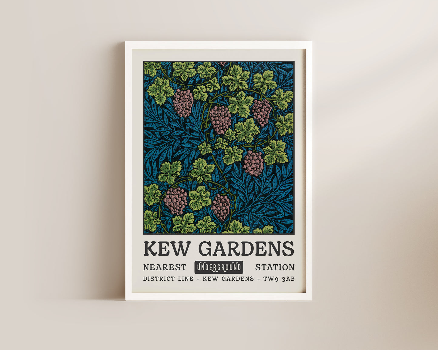 Kew Gardens Grape Vine Tapestry Art Print