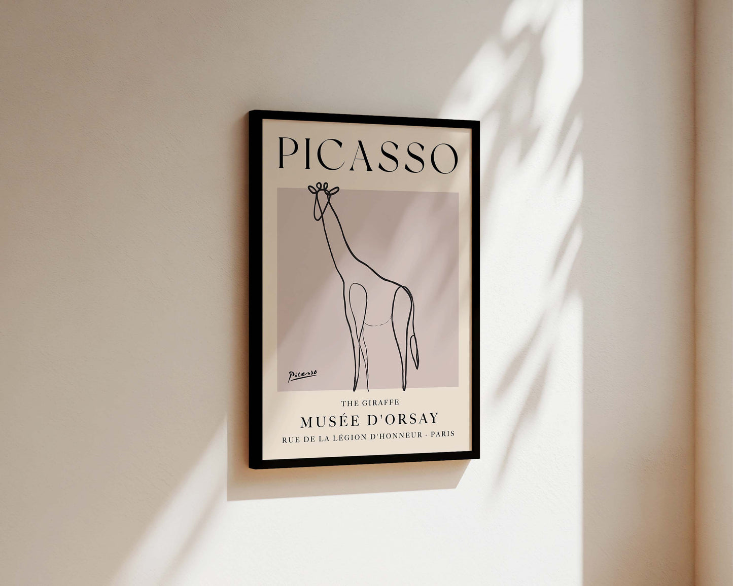 Picasso The Giraffe Art Print