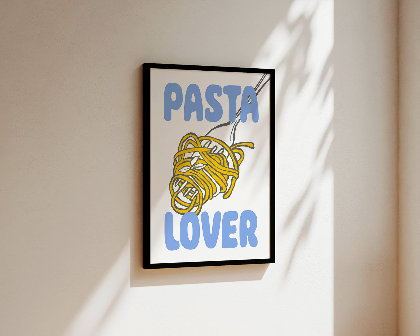 Pasta Lover Fork Print