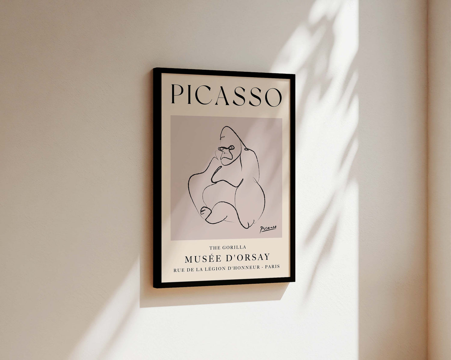 Picasso The Gorilla Art Print