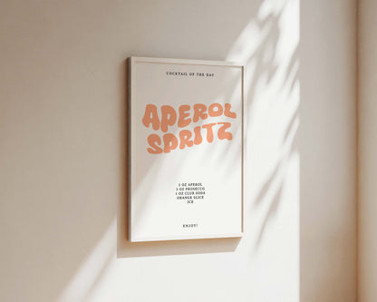 Aperol Spritz Wall Art Print